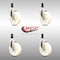 Service Caster 5 Inch 316SS Nylon Wheel Swivel 1 Inch Expanding Stem Caster Set SCC SCC-SS316EX20S514-NYS-1-4 - alternate 2